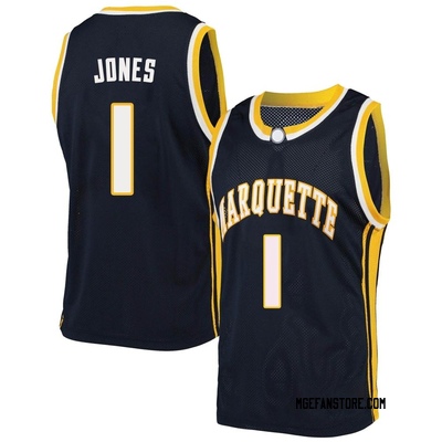 Youth ProSphere Black #1 Marquette Golden Eagles Basketball Jersey