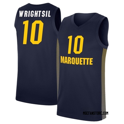 Custom College Basketball Jerseys Marquette Golden Eagles Jersey Name and Number NIL Pick-A-Player Black